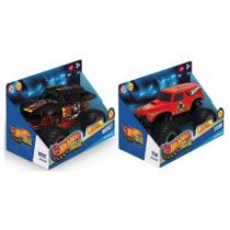 COMP Kit 2 Und. Hot Wheels Monster Truck c/ Luz e Som Titan + Rocket