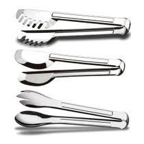 COMP Kit 3 Pegadores Arienzo Brinox: Massa, Universal e Salada em Aço Inoxidável 20,5cm COMP Kit 3 Pegadores Arienzo Brinox: Massa, Universal e Salada em Aço Inoxidável 20,5cm