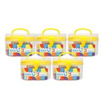 COMP Kit 5x Maletas de Massa de Modelar Joy Maleta - 8 Cores + 15 Moldes Leo&Leo Leonora COMP Kit 5x Maletas de Massa de Modelar Joy Maleta - 8 Cores + 15 Moldes Leo&Leo Leonora