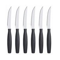 COMP Kit 6 Facas Brinox para Churrasco - Faca de Churrasco Itaparica Preto COMP Kit 6 Facas Brinox para Churrasco - Faca de Churrasco Itaparica Preto