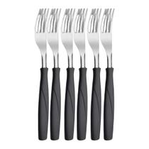 COMP Kit 6 Garfos de Mesa Itaparica Preto Brinox