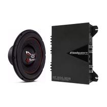 COMP Kit Alto Falante Subwoofer Bomber Bicho Papão 12” 600W + Amplificador Falcon DF600.3EHX