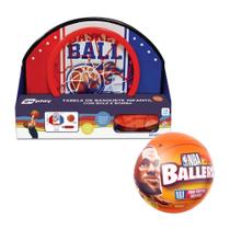 COMP Kit Basquete Aventura Tabela Portátil Go Play c/ Bola e Bomba + Surprise NBA Ballers Sortido COMP Kit Basquete Aventura Tabela Portátil Go Play c/ Bola e Bomba + Surprise NBA Ballers Sortido