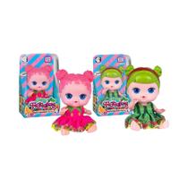 COMP Kit Brinquedo Infantil Bonecas 19cm Coleção Frutinhas Melancia e Goiaba Blister Cotiplás