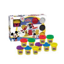 COMP Kit Brinquedo Infantil Massinha de Modelar Mickey Pets + 10 Potes Coti Massa Cotiplás COMP Kit Brinquedo Infantil Massinha de Modelar Mickey Pets + 10 Potes Coti Massa Cotiplás