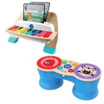 COMP Kit Brinquedo Infantil Musical: Piano Magic Touch + Tambor Magic Touch - Xalingo COMP Kit Brinquedo Infantil Musical: Piano Magic Touch + Tambor Magic Touch - Xalingo