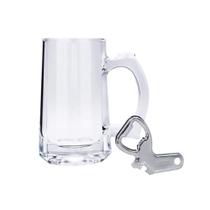 COMP Kit Caneca de Vidro 350ml + Abridor Aço Inox Brinox Cerveja Chopp COMP Kit Caneca de Vidro 350ml + Abridor Aço Inox Brinox Cerveja Chopp