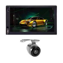 COMP Kit Central Multimídia MP5 1din 7" USD Bluethooth Touch + Câmera de Ré Pro Line