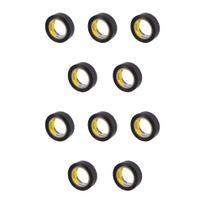 COMP Kit com 10 Fitas Isolantes Antichamas 19mm x 10m Preta Vonder - 1137191013