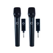 COMP Kit com 2 Microfones Sem Fio Dinâmico AR100 HT na cor Preta Leson COMP Kit com 2 Microfones Sem Fio Dinâmico AR100 HT na cor Preta Leson