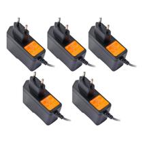 COMP Kit com 5x Fontes Chaveadas 9VDC 1A 9W P4 C+ FTCI 9/1 Bivolt Hayonik