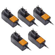 COMP Kit com 5x Fontes Chaveadas para 4 Pedais 9VDC 1A Hayonik COMP Kit com 5x Fontes Chaveadas para 4 Pedais 9VDC 1A Hayonik