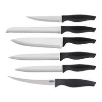 COMP Kit Completo de 6 Facas Essenciais para Cozinha - Brinox
