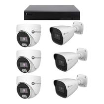 COMP Kit DVR 8 Canais 1080 Lite + 3 Câmeras IP Bullet 2MP + 3 Câmeras Dome Full Color Motorola COMP Kit DVR 8 Canais 1080 Lite + 3 Câmeras IP Bullet 2MP + 3 Câmeras Dome Full Color Motorola