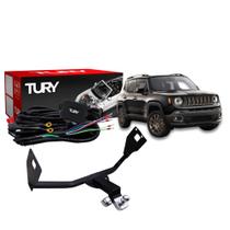 COMP Kit Engate Jeep Renegade 15/22 Braconi IM132 + Módulo Iluminação de Carretas Engate Tury