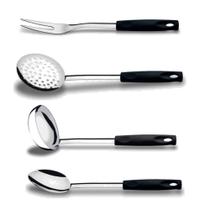 COMP Kit Espumadeira, Garfo Trinchante, Concha Terrina e Colher Arroz Brinox Asti Inox COMP Kit Espumadeira, Garfo Trinchante, Concha Terrina e Colher Arroz Brinox Asti Inox