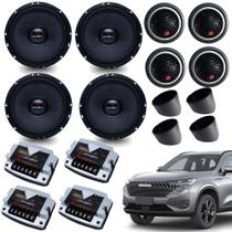 COMP Kit Falantes HAVAL H6 Alta Fidelidade OP90A 180W 4 falantes Ophera