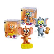 COMP Kit Fandom Box Tom e Jerry Boneco Miniatura Colecionável 16cm Vinil Atóxico Lider - 3475 COMP Kit Fandom Box Tom e Jerry Boneco Miniatura Colecionável 16cm Vinil Atóxico Lider - 3475