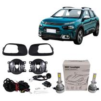 COMP Kit Farol de Milha Cactus 2019/24 com Moldura + Par de Lâmpadas