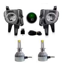 COMP Kit Farol de Milha Celta Prisma HB4 Suits STS794CV + Par Lâmpadas LED HB4 Super Nano