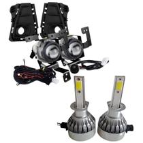 COMP Kit Farol de Milha HB20 24 Hatch/Sedan Moldura Preta Botão Touch + 2 Lâmpadas LED 6000K COMP Kit Farol de Milha HB20 24 Hatch/Sedan Moldura Preta Botão Touch + 2 Lâmpadas LED 6000K