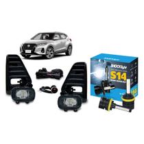 COMP Kit Farol de Milha Kicks 2021 a 2024 + Par de Lâmpadas LED H8/H9/H11/H16 COMP Kit Farol de Milha Kicks 2021 a 2024 + Par de Lâmpadas LED H8/H9/H11/H16