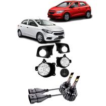 COMP Kit Farol de Milha Onix Joy 2015 2016 + Lâmpadas Automotivas LED H27 6000K Roadstar COMP Kit Farol de Milha Onix Joy 2015 2016 + Lâmpadas Automotivas LED H27 6000K Roadstar