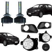 COMP Kit Farol de Milha Onix LT e Prisma 2017 a 2019 com Botão Alternativo + Lâmpadas LED H27 COMP Kit Farol de Milha Onix LT e Prisma 2017 a 2019 com Botão Alternativo + Lâmpadas LED H27