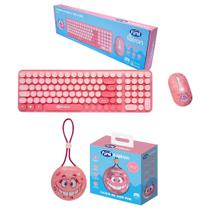 COMP Kit Fini Mouse e Teclado Wireless com Mini Receptor + Caixa de Som Portátil com Adesivo