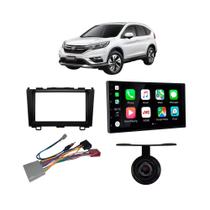 COMP Kit Honda CRV 2009/2011 Multimidia 7" 2+32GB + Câmera de Ré + Moldura + Kit Chicote e Antena