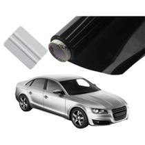 COMP Kit Insulfilm Tintado Grafite de 15 Metros + Espátula Flexível para Aplicação