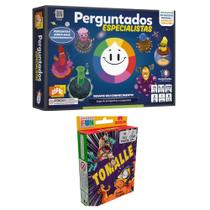 COMP Kit Jogos de Tabuleiro e Cartas: Perguntados Especialistas Copag + Tomalle Cooper Fun COMP Kit Jogos de Tabuleiro e Cartas: Perguntados Especialistas Copag + Tomalle Cooper Fun