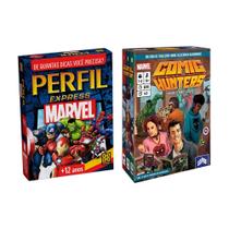 COMP Kit Jogos Marvel Perfil Express Grow + Marvel Colecionadores de HQ Copag (12+ Anos)