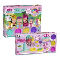 COMP Kit Massinha de Modelar Cry Babies com Acessórios: My Little Hair + Sorveteria Divertida COMP Kit Massinha de Modelar Cry Babies com Acessórios: My Little Hair + Sorveteria Divertida