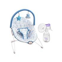 COMP Kit Multikids Baby Cadeira de Descanso Nap Time + Extrator de Leite Manual For Mom