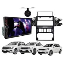 COMP Kit Multimídia Gol Saveiro Voyage G2 RS401BR Roadstar + Moldura + Câmera de Ré