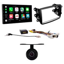 COMP Kit Multimídia + Moldura + Câmera de Ré para Duster Sandero Logan Captur Kwid 2011 até 2020