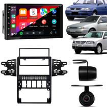 COMP Kit Multimídia MP5 7" Gol Parati Saveiro G2 Carplay Android Auto Sem fio + Câmera de ré COMP Kit Multimídia MP5 7" Gol Parati Saveiro G2 Carplay Android Auto Sem fio + Câmera de ré
