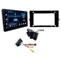 COMP Kit Multimidia T-CROSS Octacore 4+64gb c/ Cambus + Moldura VW 9" + Kit de Controle Canplus