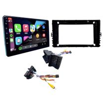 COMP Kit Multimidia T-CROSS QLED 4+64gb c/ Cambus + Moldura 2Din 9" + Kit de Controle Canplus