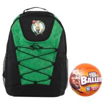 COMP Kit NBA: Mochila Bungee com Elástico Boston Celtics 21L + 5 Surprise Ballers (Sortido)