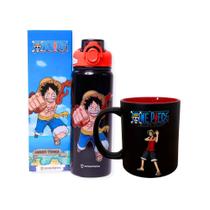 COMP Kit One Piece - Garrafa 650ml + Caneca Mágica 300ml Zona Criativa