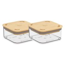 COMP Kit Organizador 2 Portes Herméticos 230ml Cada Brinox