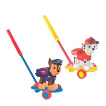 COMP Kit Patrulha Canina - Carrinho de Empurrar c/ Haste Chase e Marshall COMP Kit Patrulha Canina - Carrinho de Empurrar c/ Haste Chase e Marshall