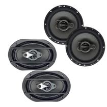 COMP Kit Qualidade e Potência Leson: Alto-Falantes LD69-TX 6x9 320W + Alto-Falantes LD6-TX 6" 140W