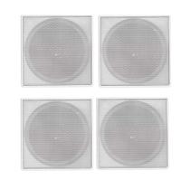 COMP Kit Quatro Arandelas Quadradas Brancas Ativas Tweeter 70W 8Ohms Bluetooth Bivolt - Orion COMP Kit Quatro Arandelas Quadradas Brancas Ativas Tweeter 70W 8Ohms Bluetooth Bivolt - Orion