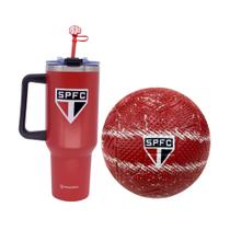 COMP KIT São Paulo F.C. - Copo Térmico + Bola de futebol COMP KIT São Paulo F.C. - Copo Térmico + Bola de futebol