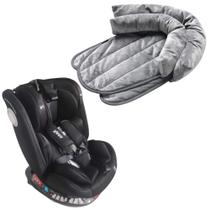 COMP Kit Segurança Automotiva Bebê: Cadeira Infantil para Carro + Protetor Acolchoado Safe Ride