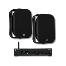 COMP Kit Som Ambiente Taramps Receiver THS 1902 + 2 Caixas Outdoor TAQ-62 6" COMP Kit Som Ambiente Taramps Receiver THS 1902 + 2 Caixas Outdoor TAQ-62 6"