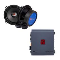 COMP Kit Som Automotivo Ophera 2 Vias Mezzo 5” 160W RMS + Amplificador Orfeo 1000W 4 Canais